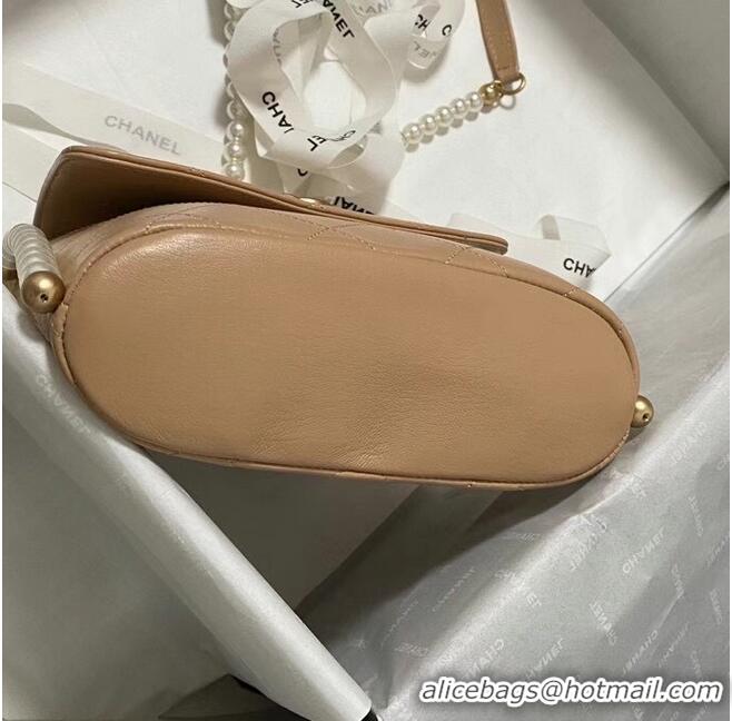 Buy Inexpensive Chanel small hobo bag AS2503 Cream