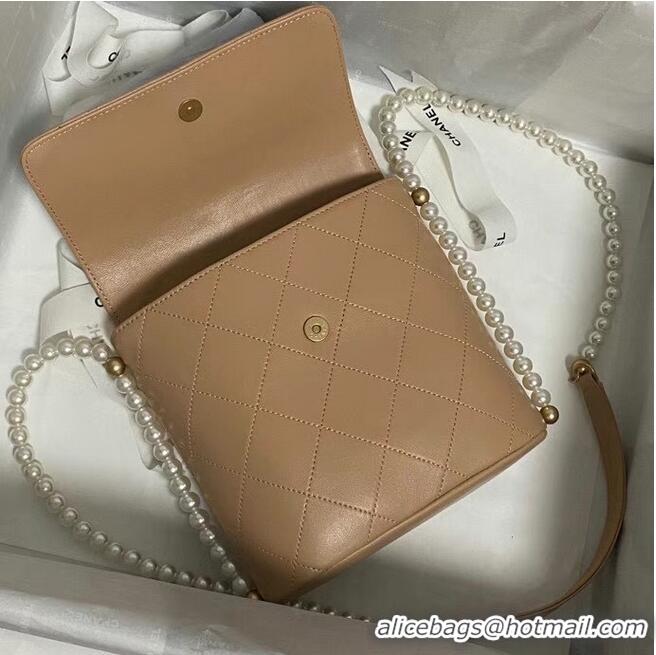 Buy Inexpensive Chanel small hobo bag AS2503 Cream