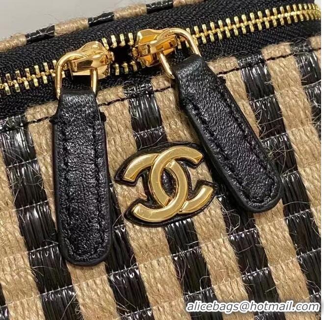 Top Design Chanel Weave Shoulder Bag AP1998 black