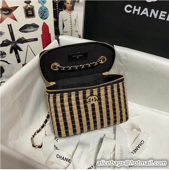 Good Taste Chanel Weave Shoulder Bag AP1999 black