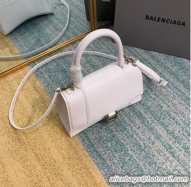 Best Price Balenciaga HOURGLASS SMALL TOP HANDLE BAG B108895 white