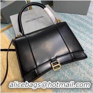 Cheapest Balenciaga HOURGLASS MEDIUM TOP HANDLE BAG B108892 black