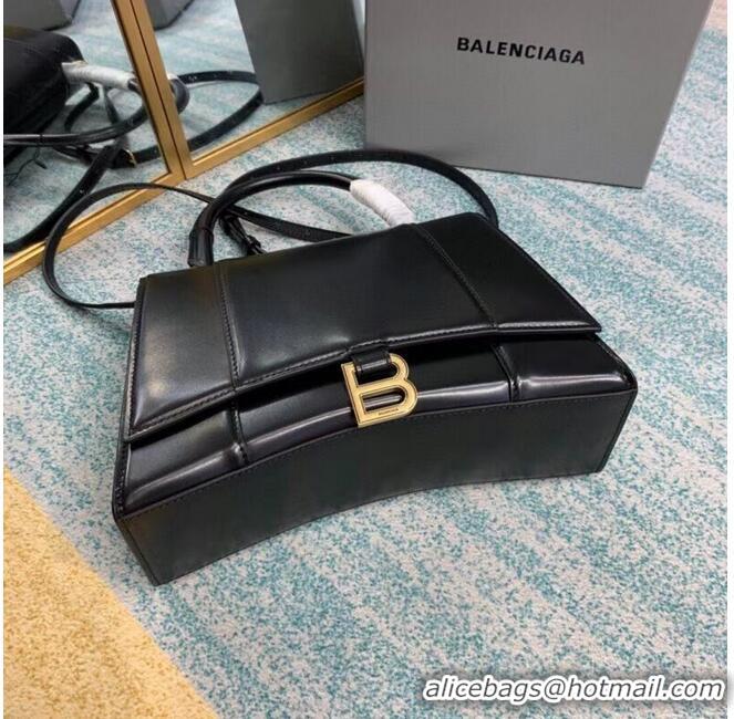 Cheapest Balenciaga HOURGLASS MEDIUM TOP HANDLE BAG B108892 black