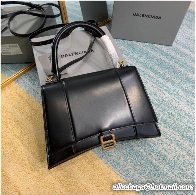 Cheapest Balenciaga HOURGLASS MEDIUM TOP HANDLE BAG B108892 black