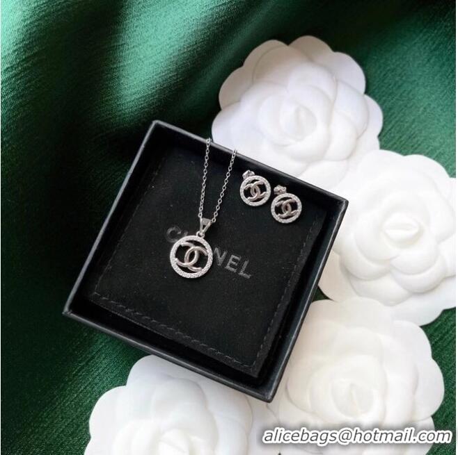 Good Product Chanel Earrings Necklace CE6344