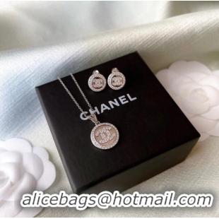 Luxury Discount Chanel Earrings Necklace CE6345