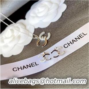 Buy Inexpensive Chanel Earrings Necklace CE6346