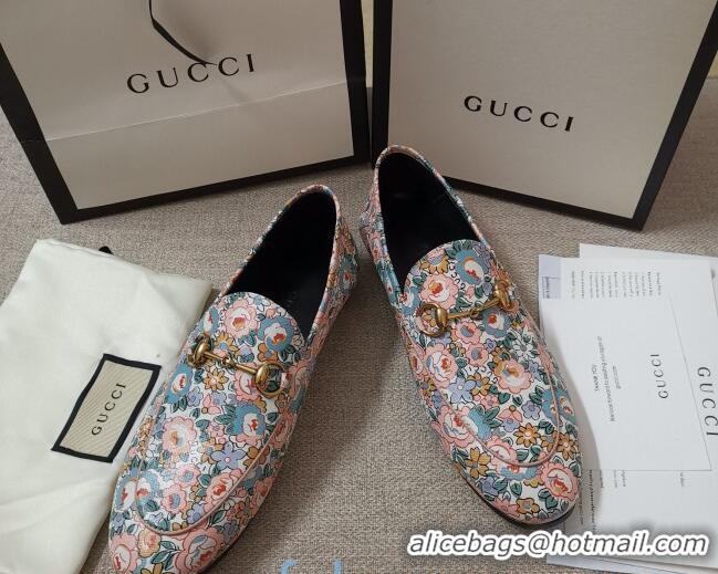 Best Product Gucci Liberty London Floral Loafers 010925 Pink