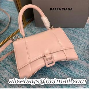 Top Quality Balenciaga HOURGLASS SMALL TOP HANDLE BAG B108895-1 PINK