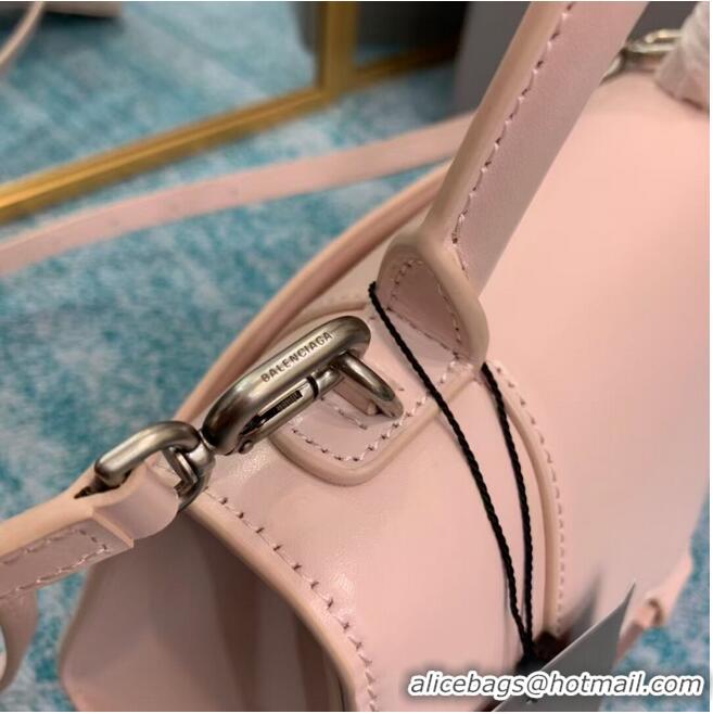 Top Quality Balenciaga HOURGLASS SMALL TOP HANDLE BAG B108895-1 PINK