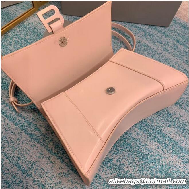 Top Quality Balenciaga HOURGLASS SMALL TOP HANDLE BAG B108895-1 PINK