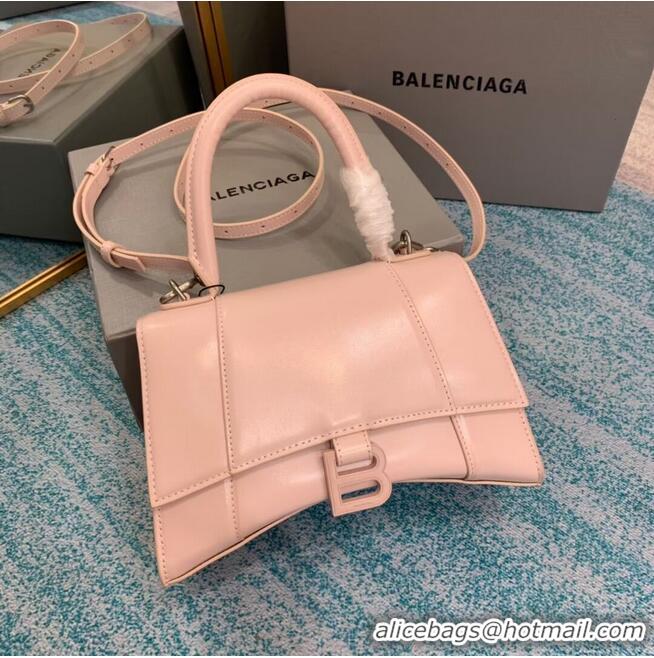 Top Quality Balenciaga HOURGLASS SMALL TOP HANDLE BAG B108895-1 PINK