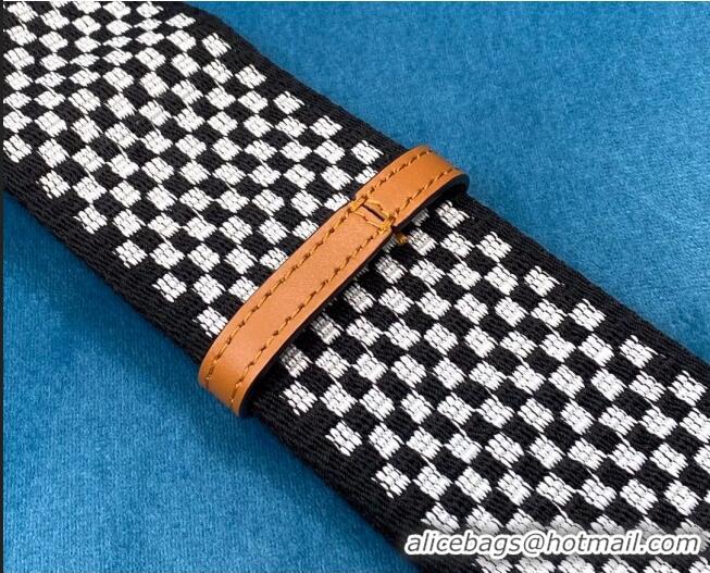 Top Quality Fendi Strap You Check Ribbon Shoulder Strap F1506 Black 2020