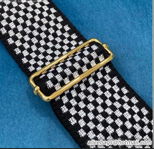 Top Quality Fendi Strap You Check Ribbon Shoulder Strap F1506 Black 2020