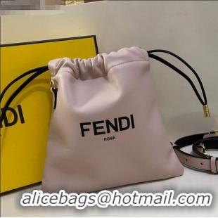 Pretty Style Fendi Pack Small Pouch Bucket Bag in F1513 Pink Nappa Leather Bag 2020