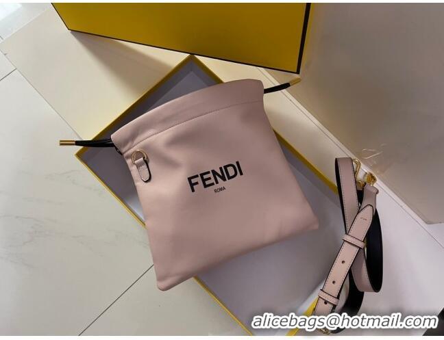 Pretty Style Fendi Pack Small Pouch Bucket Bag in F1513 Pink Nappa Leather Bag 2020