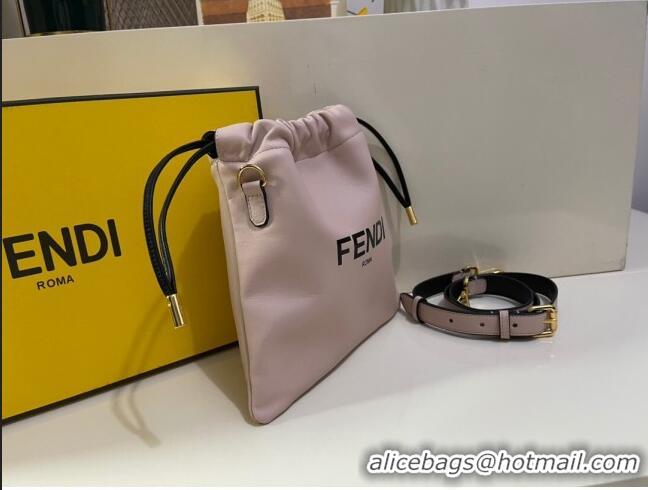 Pretty Style Fendi Pack Small Pouch Bucket Bag in F1513 Pink Nappa Leather Bag 2020