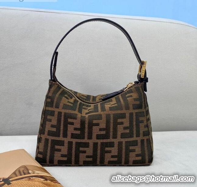 Trendy Design Fendi Mini FF Hobo Bag F3102 Brown 2020