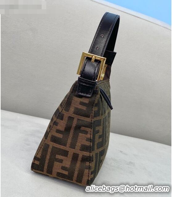 Trendy Design Fendi Mini FF Hobo Bag F3102 Brown 2020