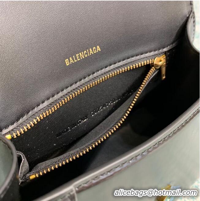 Low Price Balenciaga HOURGLASS SMALL TOP HANDLE BAG B108895-1 black