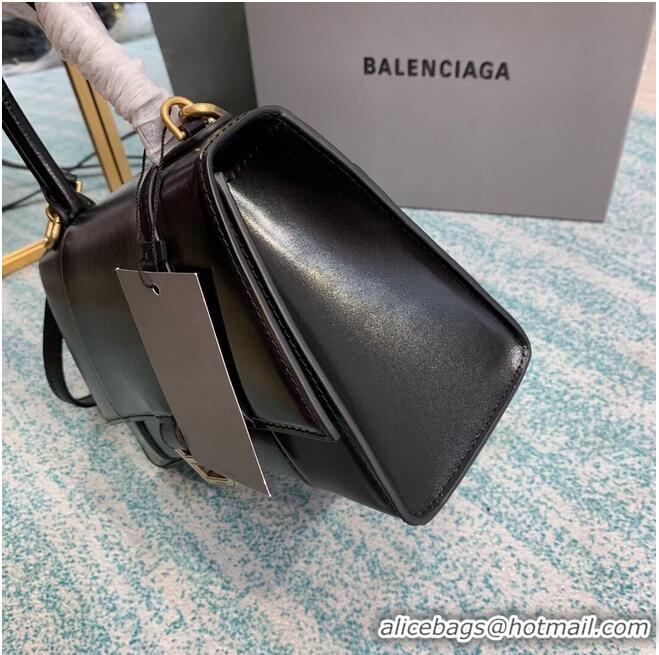 Low Price Balenciaga HOURGLASS SMALL TOP HANDLE BAG B108895-1 black