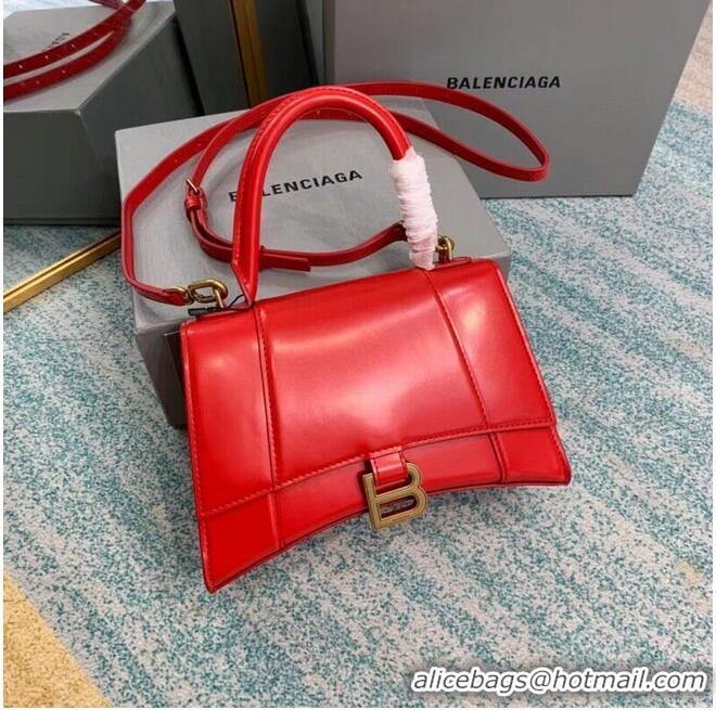 Good Taste Balenciaga HOURGLASS SMALL TOP HANDLE BAG B108895-1 red