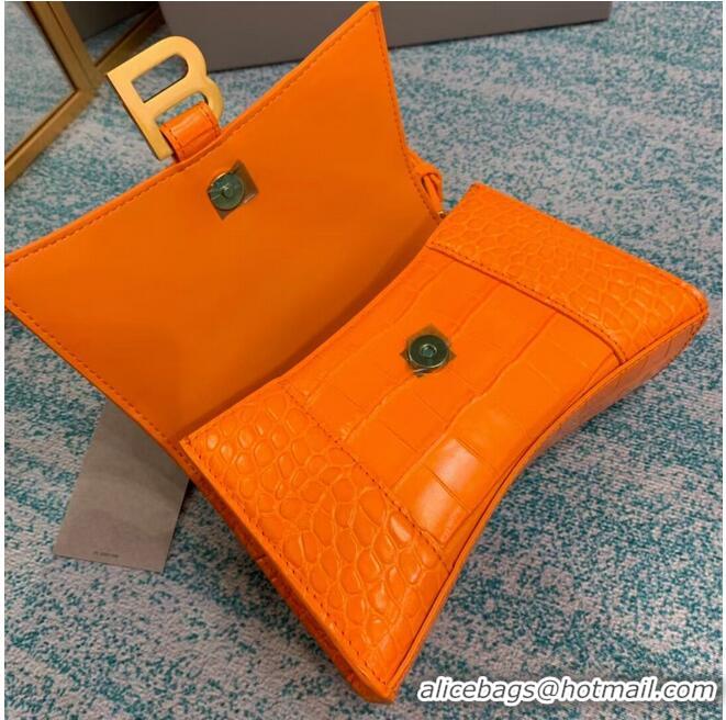 Good Product Balenciaga Hourglass XS Top Handle Bag 28331S orange