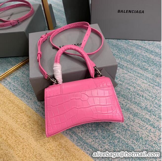 Cheapest Balenciaga Hourglass XS Top Handle Bag 28331S pink