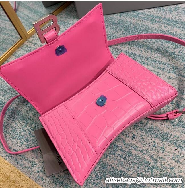 Cheapest Balenciaga Hourglass XS Top Handle Bag 28331S pink