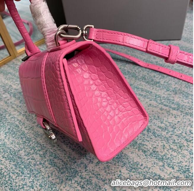 Cheapest Balenciaga Hourglass XS Top Handle Bag 28331S pink