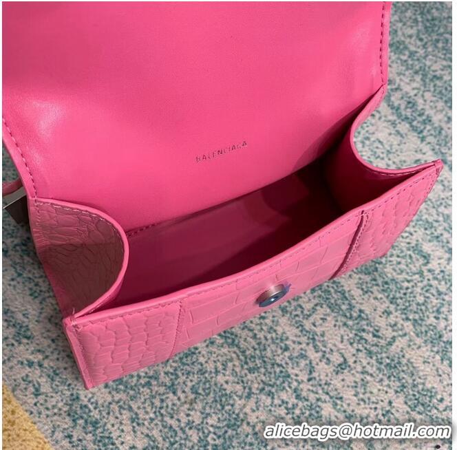 Cheapest Balenciaga Hourglass XS Top Handle Bag 28331S pink