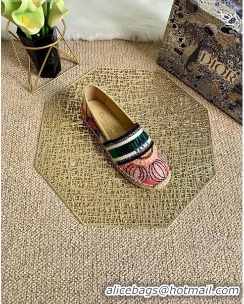 Grade Design  Dior Granville Espadrilles in CD0922 Muliticolor In Lights Embroidery 2021