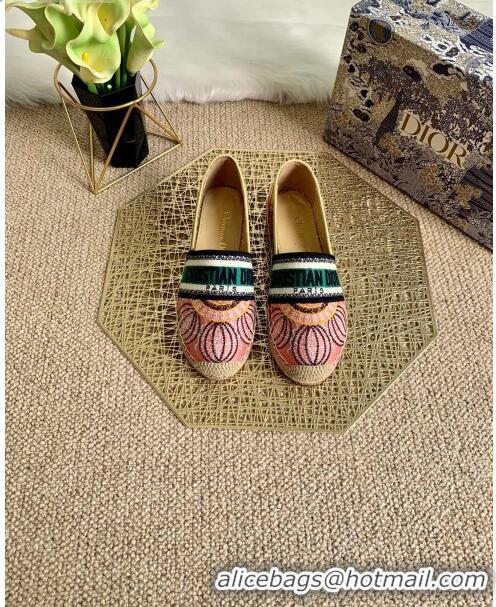 Grade Design  Dior Granville Espadrilles in CD0922 Muliticolor In Lights Embroidery 2021