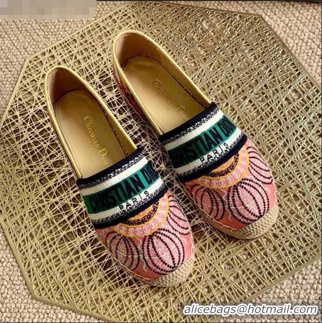 Grade Design  Dior Granville Espadrilles in CD0922 Muliticolor In Lights Embroidery 2021