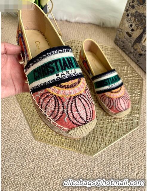 Grade Design  Dior Granville Espadrilles in CD0922 Muliticolor In Lights Embroidery 2021