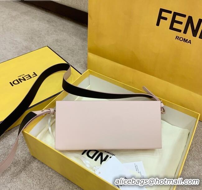 Shop Fashion Fendi Wood and Leather Horizontal Box Mini Bag FD1958 Pink 2021