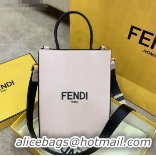 Best Price Fendi Pack Leather Small Shopping Bag FD1960 Pink 2021