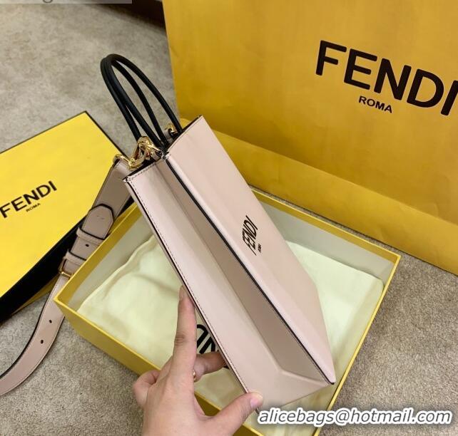 Best Price Fendi Pack Leather Small Shopping Bag FD1960 Pink 2021