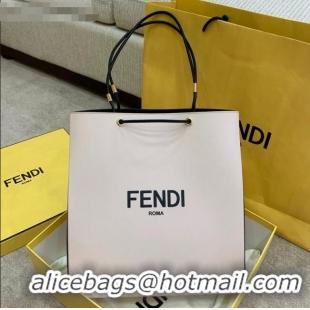 Promotional Fendi Pack Leather Medium Shopping Bag FD1962 Pink 2021