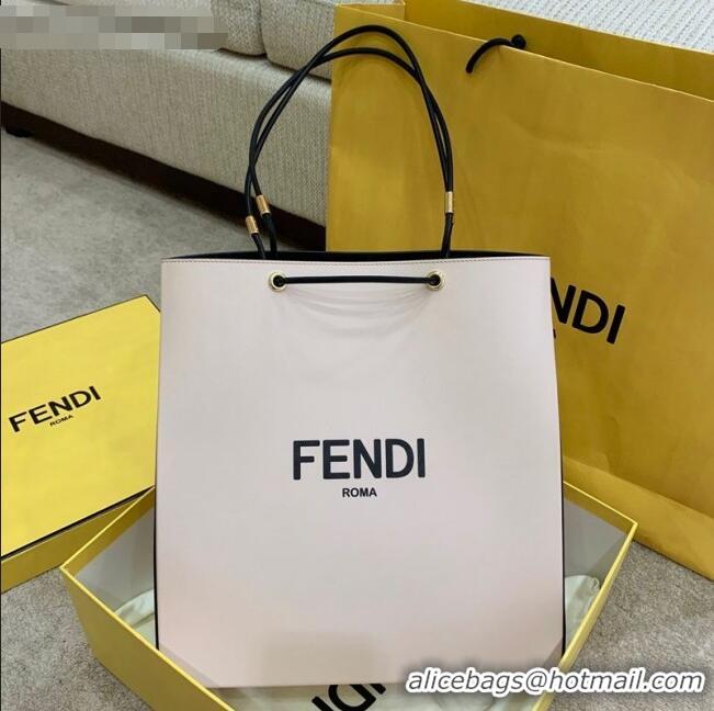 Promotional Fendi Pack Leather Medium Shopping Bag FD1962 Pink 2021