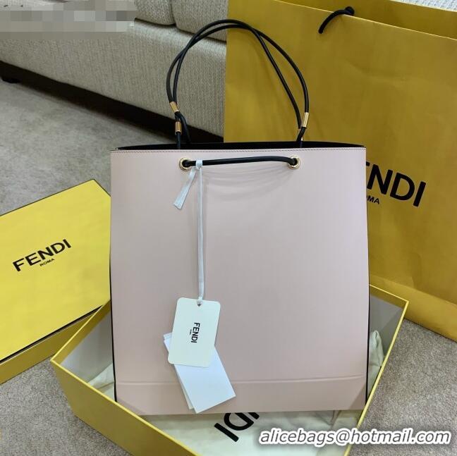 Promotional Fendi Pack Leather Medium Shopping Bag FD1962 Pink 2021