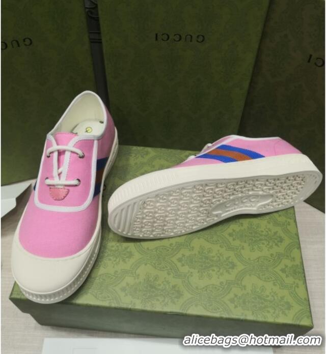 Purchase Gucci Canvas Sneakers 022622 Pink