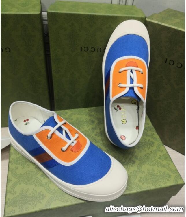 Trendy Design Gucci Canvas Sneakers 022622 Blue