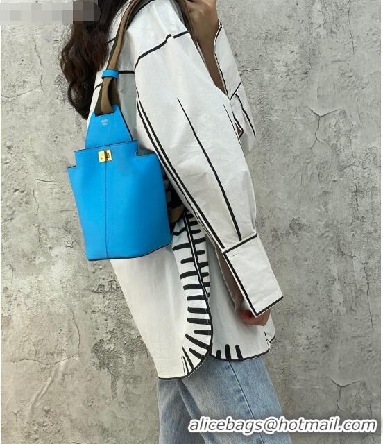 Top Quality Fendi Guitar Mini Bag FD0333 Light Blue 2021