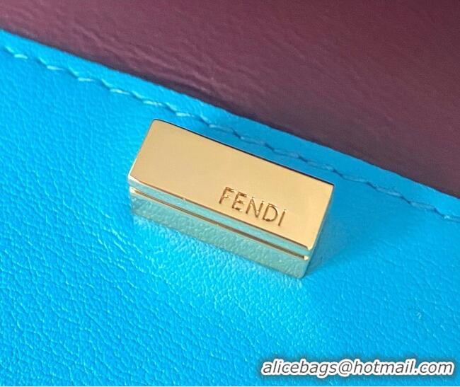 Top Quality Fendi Guitar Mini Bag FD0333 Light Blue 2021