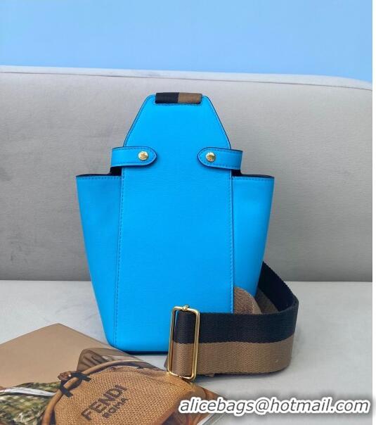 Top Quality Fendi Guitar Mini Bag FD0333 Light Blue 2021