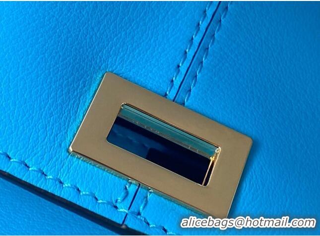 Top Quality Fendi Guitar Mini Bag FD0333 Light Blue 2021