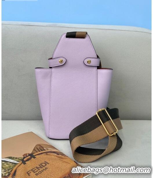 Good Quality Fendi Guitar Mini Bag Lilac FD0333 Purple 2021