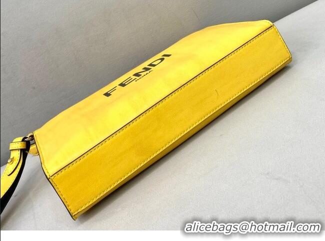 Top Quality Fendi Flat Pouch FD0401 Yellow 2021