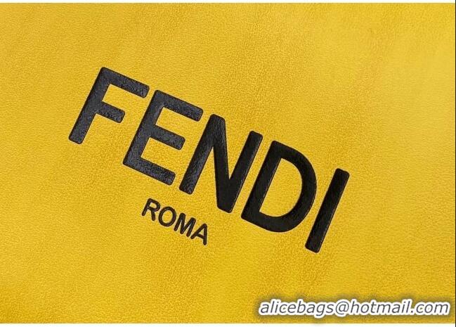 Top Quality Fendi Flat Pouch FD0401 Yellow 2021